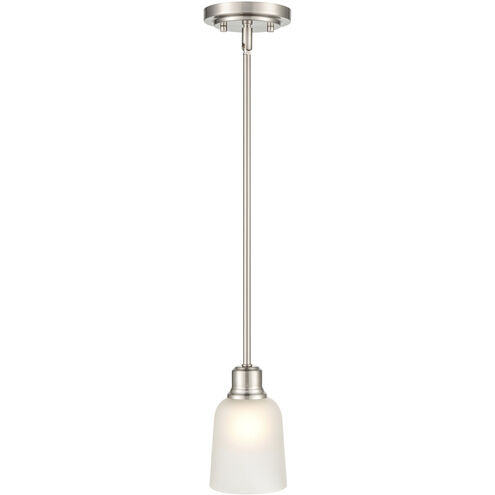 Amberle 1 Light 5.13 inch Brushed Nickel Indoor Pendant Ceiling Light